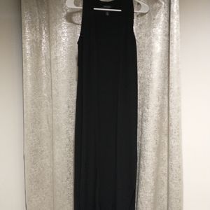 White House Black Market Long Black Sweater vest